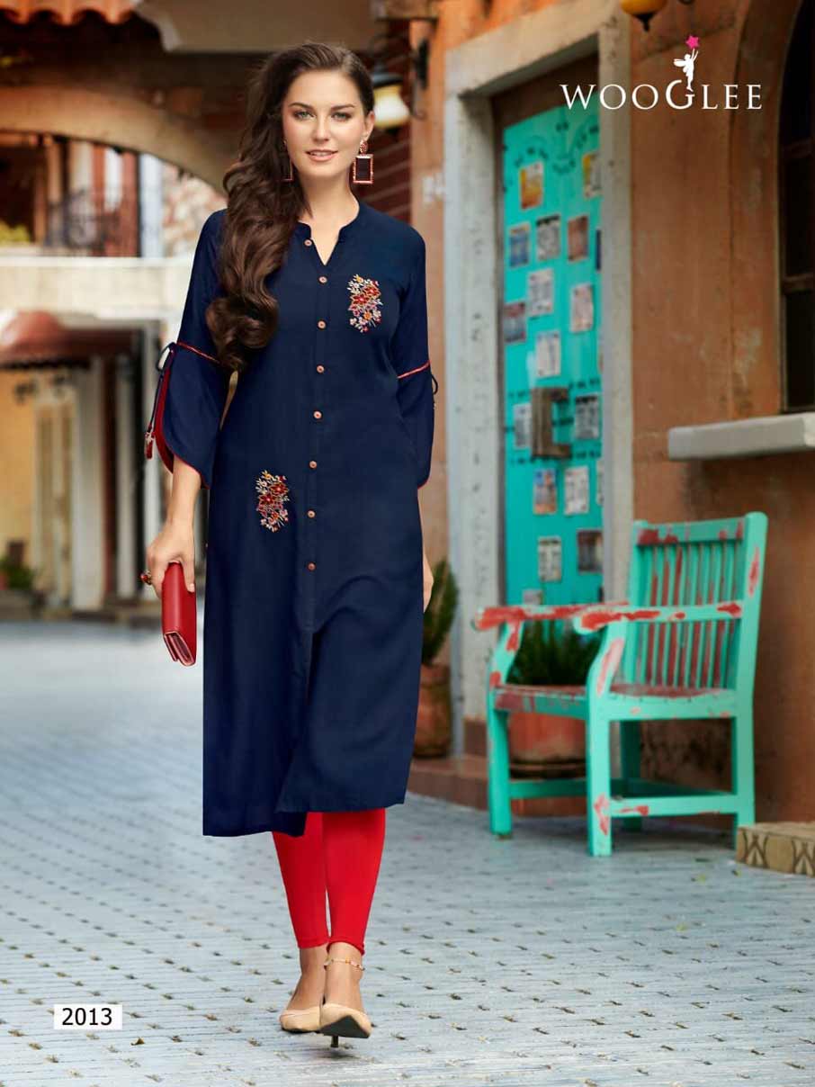 Barbella Vol-2 Rayon Embroidery Kurti Set Barbella Vol-2 Rayon Embroidery Kurti Set